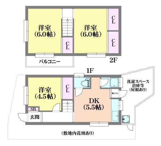 鈴蘭台西町１丁目貸家