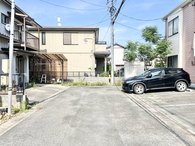 中央区原島町３期の前面道路含む現地写真|東を向いて撮影しました。