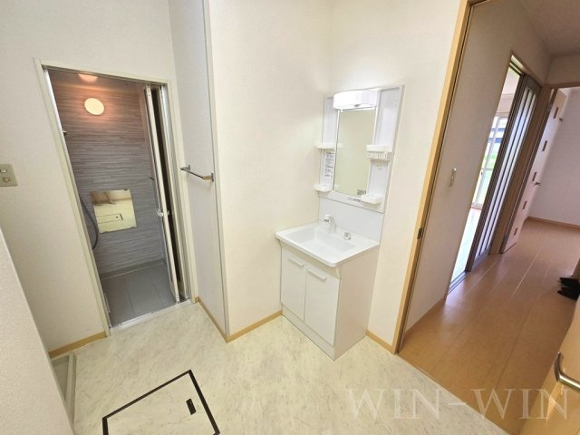 ヴィラージュルピナ B棟の洗面所