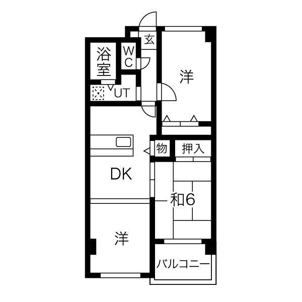 シャトー三和青山の間取り