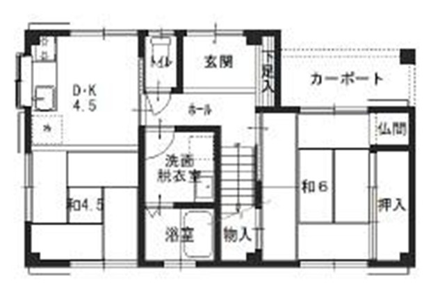 【間取り】 | 高知市二葉町 | １階