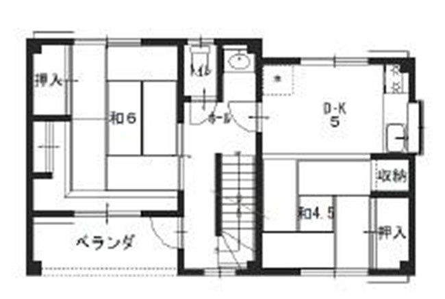 【間取り】 | 高知市二葉町 | ２階