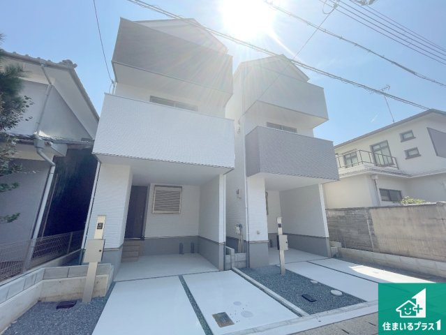 京都市右京区太秦上ノ段町　第2期　新築一戸建ての外観|お客様に長く安心して住んでいだだける事にこだわった家づくり！住んでからのアフターサービスにもしっかりと取り組んでいます！