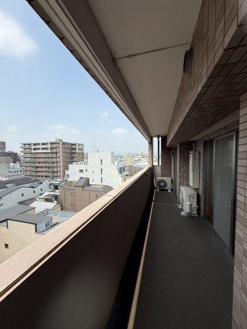 プレサンス京都四条烏丸のバルコニー|バルコニーから西向きのお写真です。