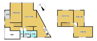 【間取り】 | 鳥取市相生町4丁目中古戸建て
