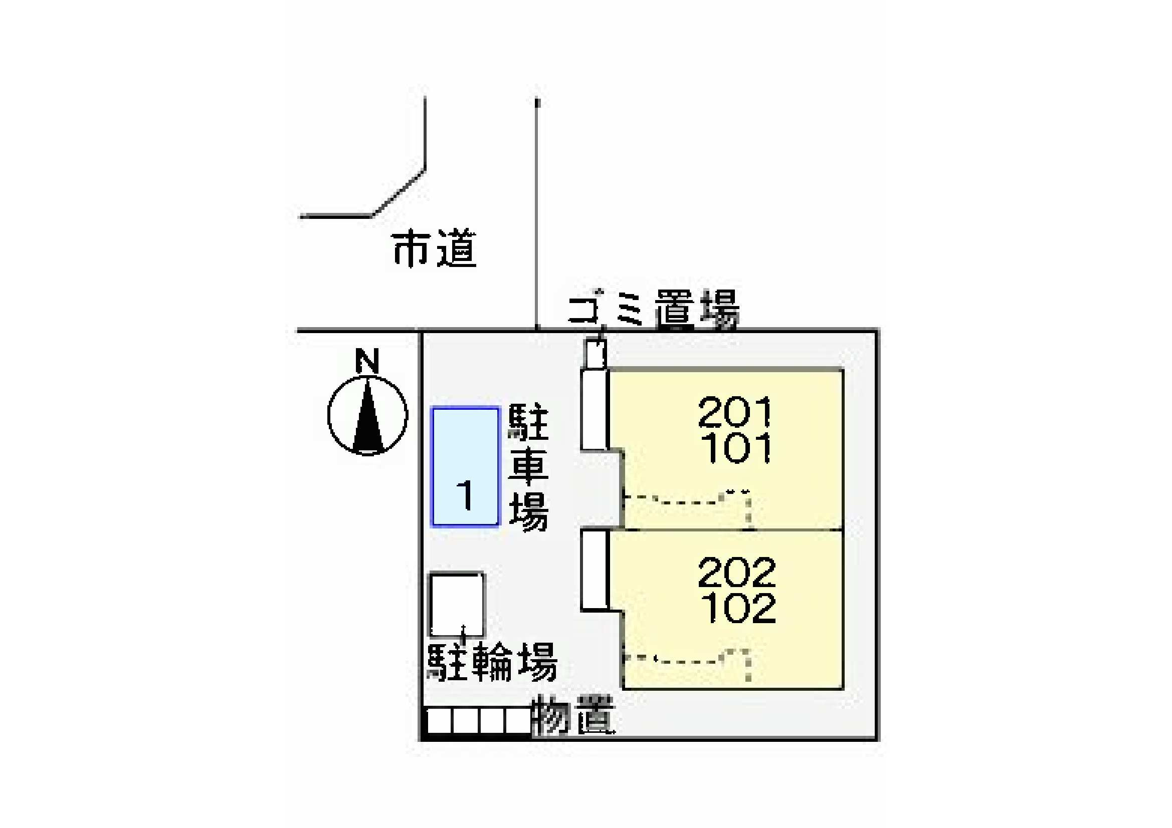 メゾン　ＭＯＲＩＫＯの駐車場|駐車場
