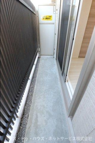 リバービレッジのバルコニー