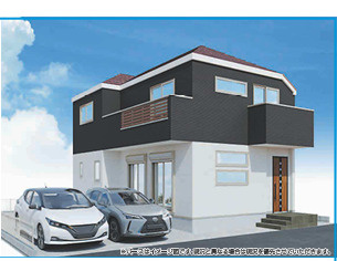 【仲介手数料無料】清瀬市中里３期　全１棟　清瀬市の新築なら西武ハウジングの外観パース