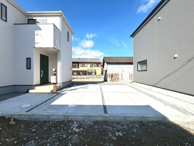 リーブルガーデン　江南市河野町河野　全4区画分譲の駐車場|■駐車場1　■ヤマダ不動産　株式会社リライフ　
■夢のマイホーム購入をフルサポートします！