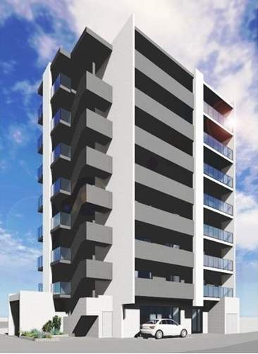 LIBTH筑紫駅前の外観パース