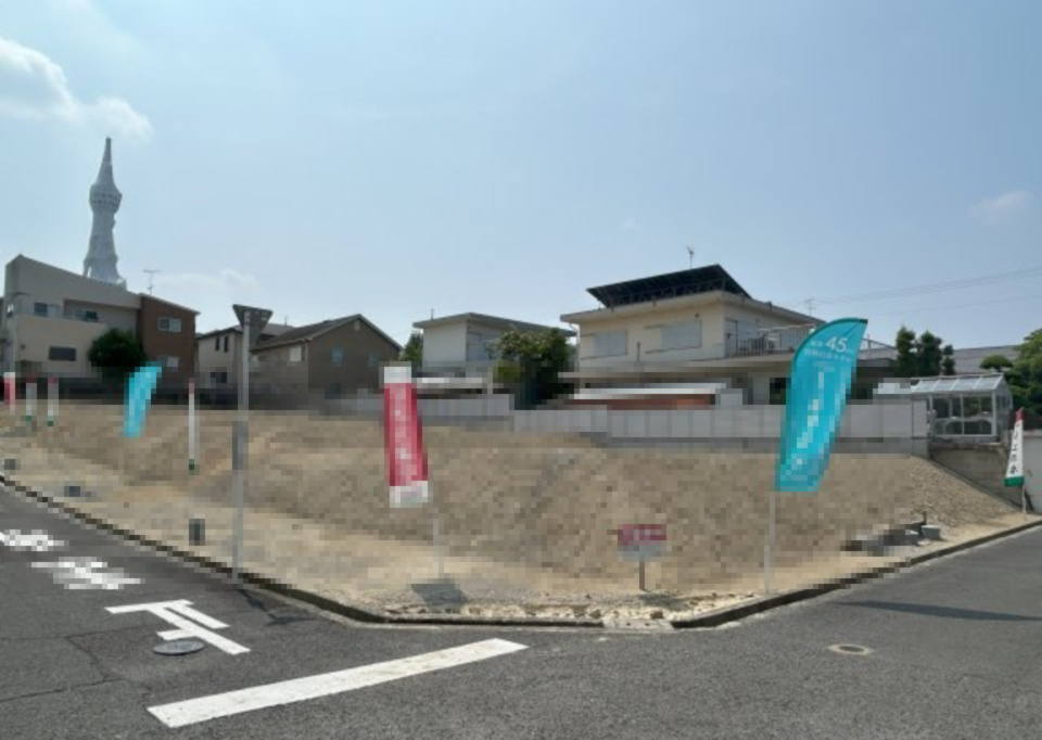 富田林市向陽台2丁目土地5号地の外観|現地全景②