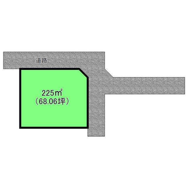 中村4丁目　売土地の区画図