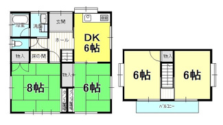 【間取り】 | 戸建　勝岡町