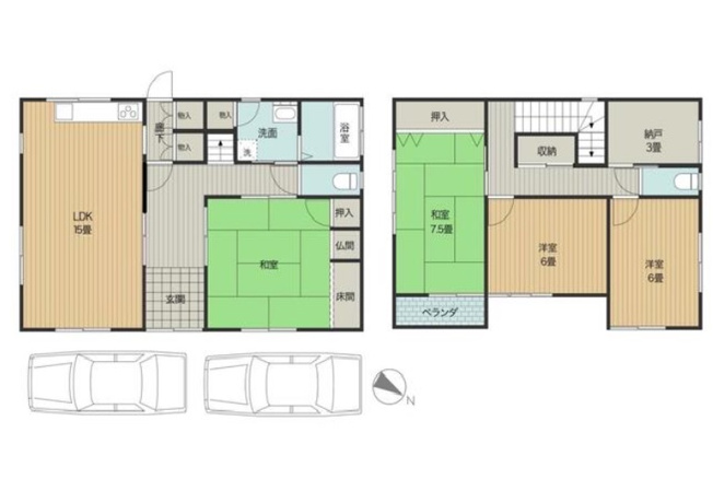 【間取り】 | 間取りは4SLDKになります。
