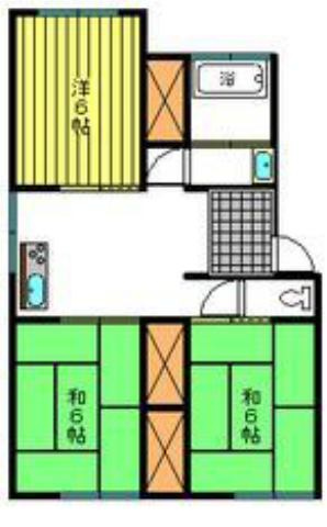長江ハイツの間取り