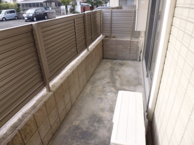 ヴィラはるかぜＡのバルコニー