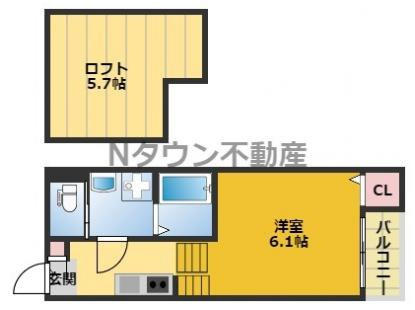 【間取り】 | サニーベール志賀町 | 間取りです。
