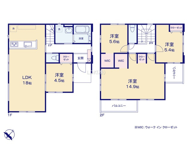 【間取り】 | 新築戸建／ふじみ野市元福岡１丁目（全2棟）