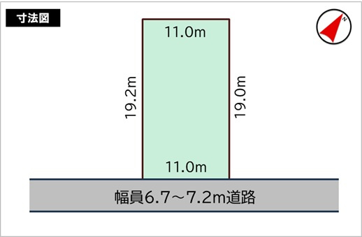 木更津市江川　土地（岩根駅まで2ｋｍで、アクアラインや国道16号線などアクセス良好）