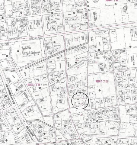 シティフラット大畑Bの地図