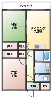【間取り】 | メゾン城南