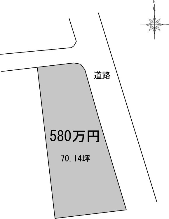 西泉町　売土地の区画図