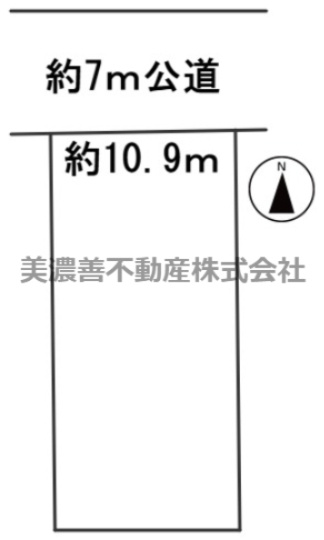 ６５５４３　瑞穂市祖父江土地の区画図