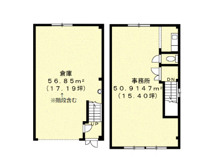 東松山市沢口町の倉庫の間取り|102