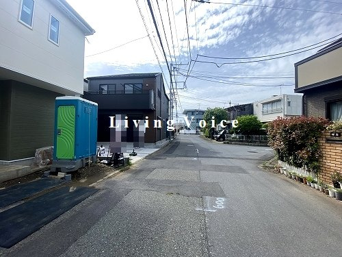 【仲介手数料０円】茅ヶ崎市今宿　新築一戸建て　B号棟　全2棟の前面道路含む現地写真|【仲介手数料０円】茅ヶ崎市今宿　新築一戸建て