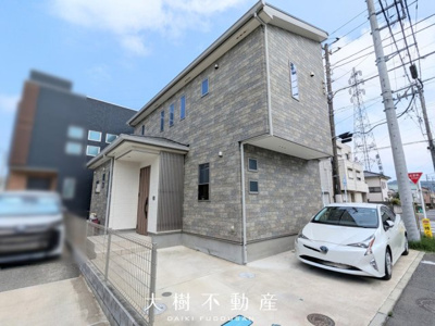 【外観】 | リフォーム済　×　令和3年築　乾太くん新規設置 | スタイリッシュな外観  外壁サイディング