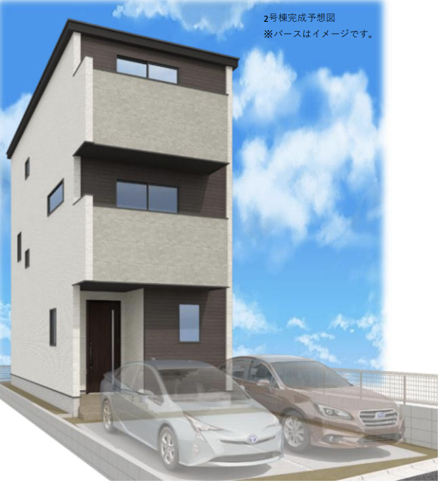 昭和区吹上１期の外観パース|最強キャンペーン対象物件です♪詳細は弊社ホームページもしくはスタッフまでお気軽にお問合せ下さいませ♪ お役に立てる自信があります♪