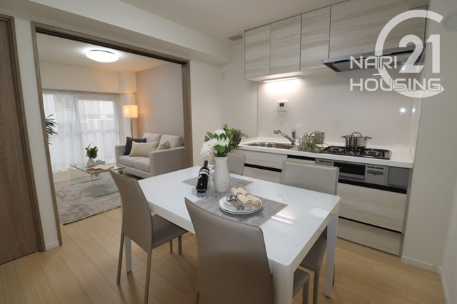 【居間・リビング】 | ハイネス福生 | ダイニングキッチン