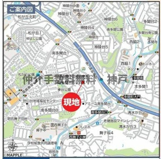 【地図】 | 神戸市垂水区南多聞台3丁目　新築戸建A号棟　仲介手数料無料！ | 垂水区南多聞台3　新築A号棟　仲介手数料無料！