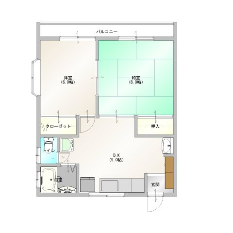 メゾン太陽の間取り