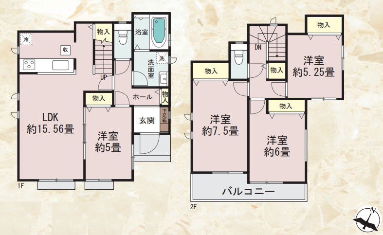 茅ヶ崎市中島　新築戸建　全8棟A号棟