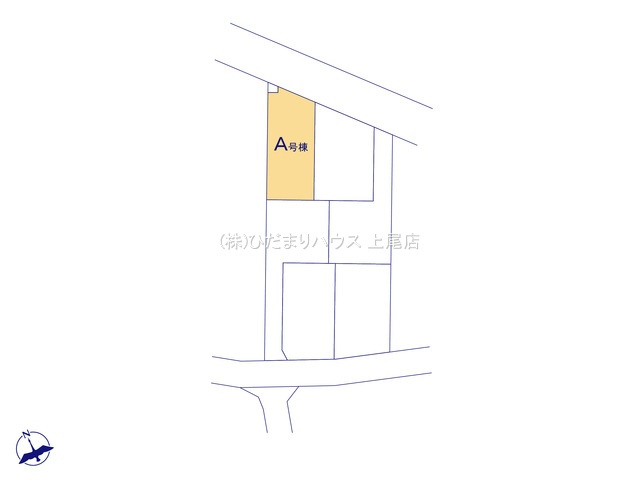 伊奈町西小針1丁目　新築戸建　ハートフルタウンAの区画図