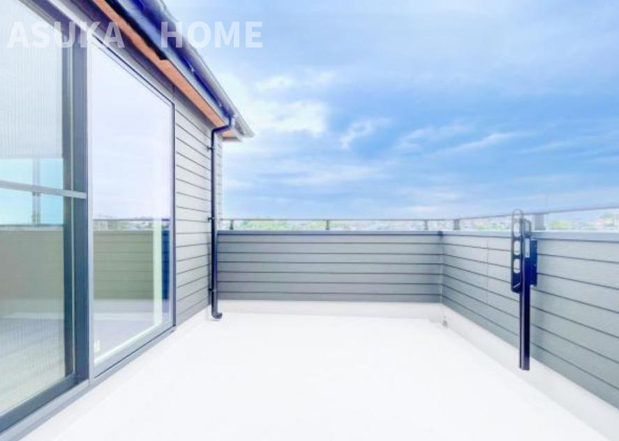旭区川井本町新築戸建のバルコニー