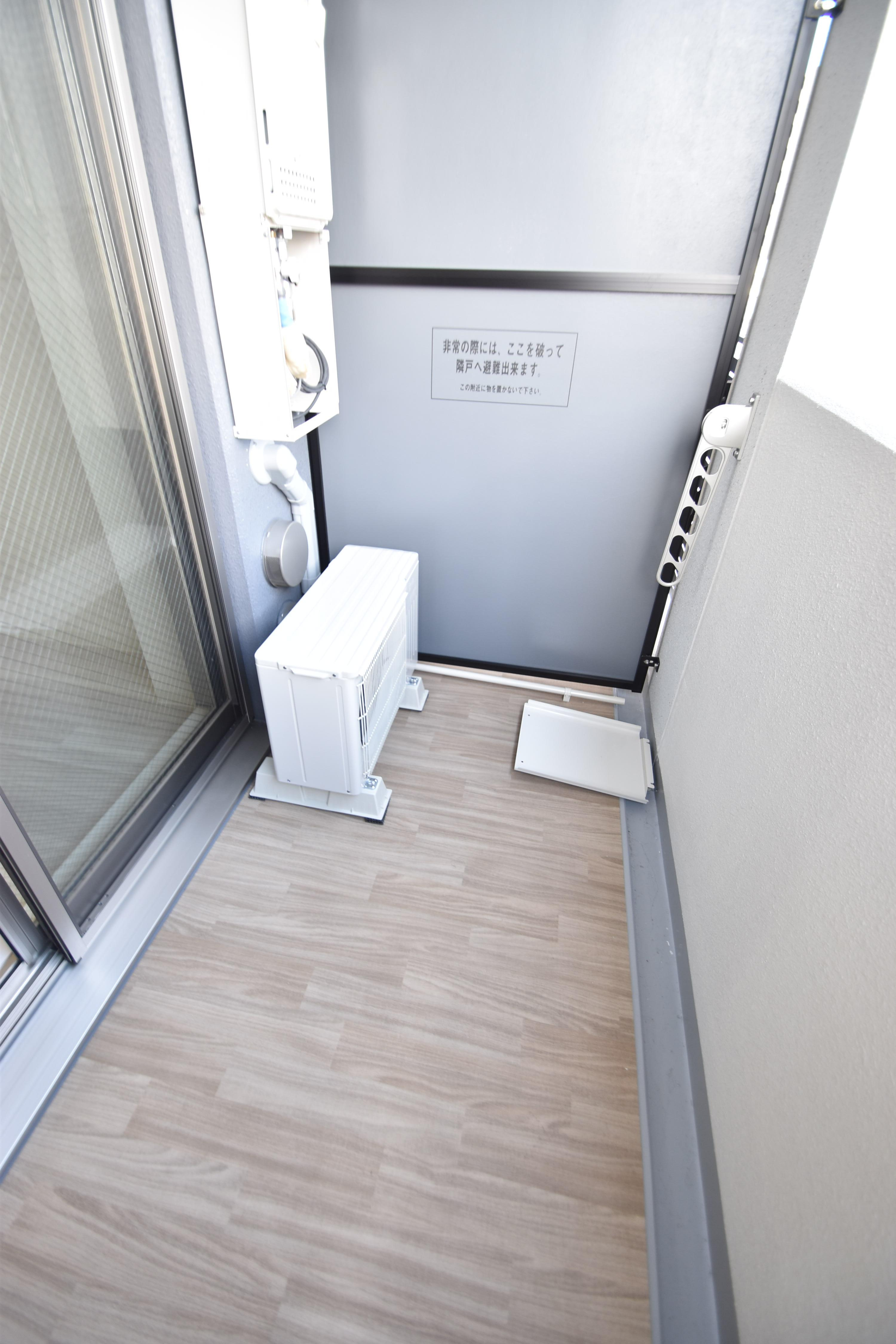 大阪市都島区片町１丁目の賃貸マンションのバルコニー