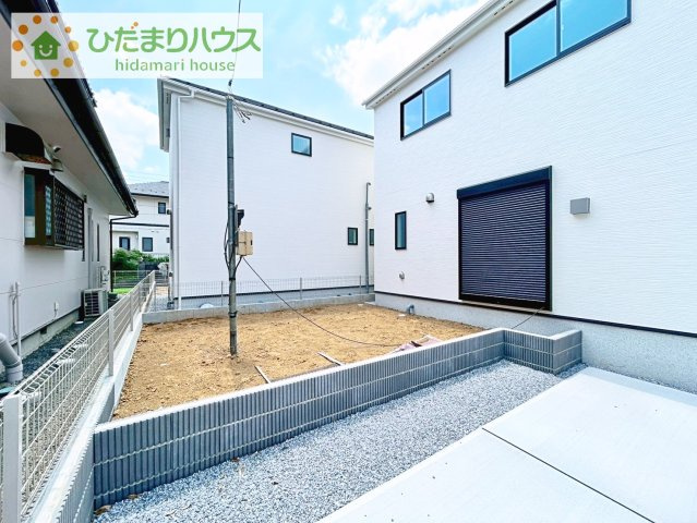 【庭】 | 守谷市けやき台2丁目24-1期　新築戸建　1号棟 | お庭付物件になります！お庭遊びや、プールなどお子様も大喜び(^^)