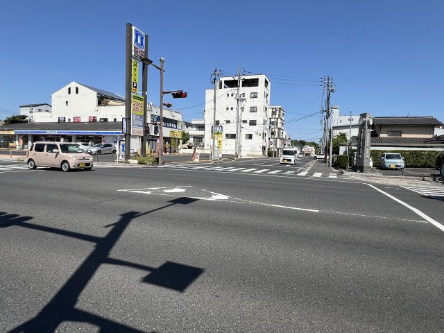津山市田町　病院跡売地の周辺