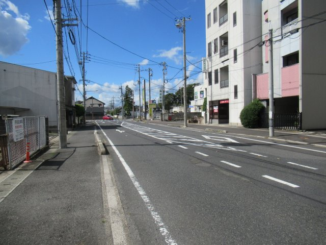 津山市田町　病院跡売地の周辺