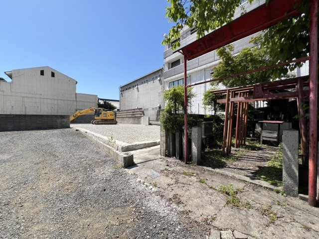 津山市田町　病院跡売地の周辺