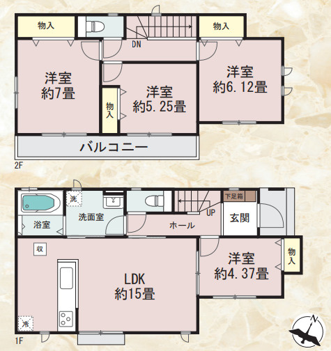 茅ヶ崎市中島　新築戸建　全8棟B号棟