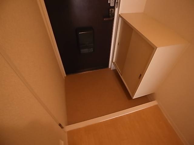 神戸市兵庫区羽坂通４丁目の賃貸マンションの玄関|シューズボックス付き