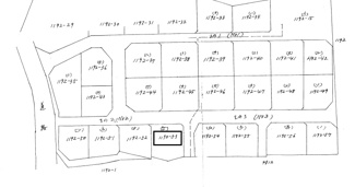 【土地図】 | 西岐波岡ノ辻1192-53他 土地／78坪 | 地番：1192-53（宅地／227.94㎡）＋地番：4912-2（宅地／31.9㎡）