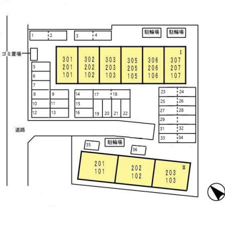 ＲグレイⅡの地図