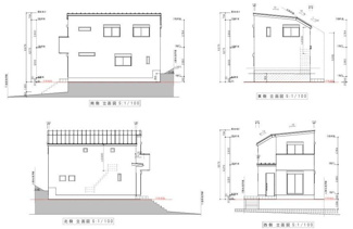 【参考プラン】 | 高槻市塚脇一丁目　売地(条件付き) | 立面図