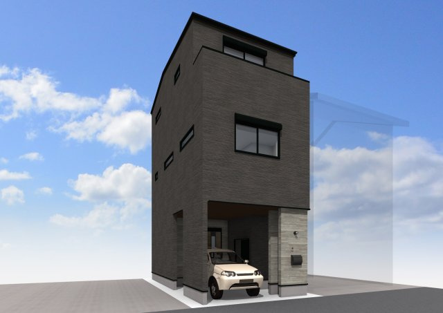 ヴィレッタの杜 下沢通2丁目Aの外観パース