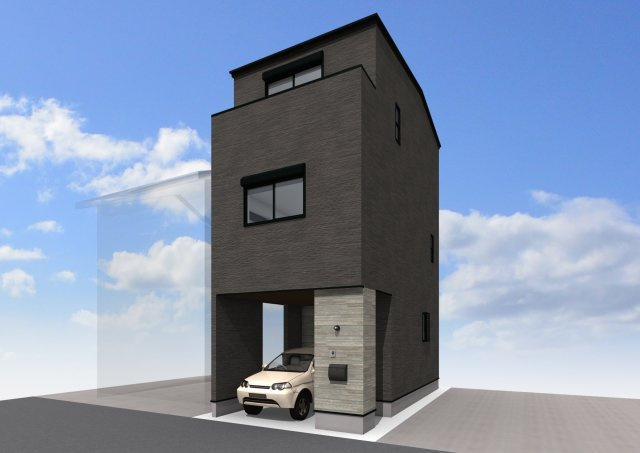 ヴィレッタの杜 下沢通2丁目Aの外観パース