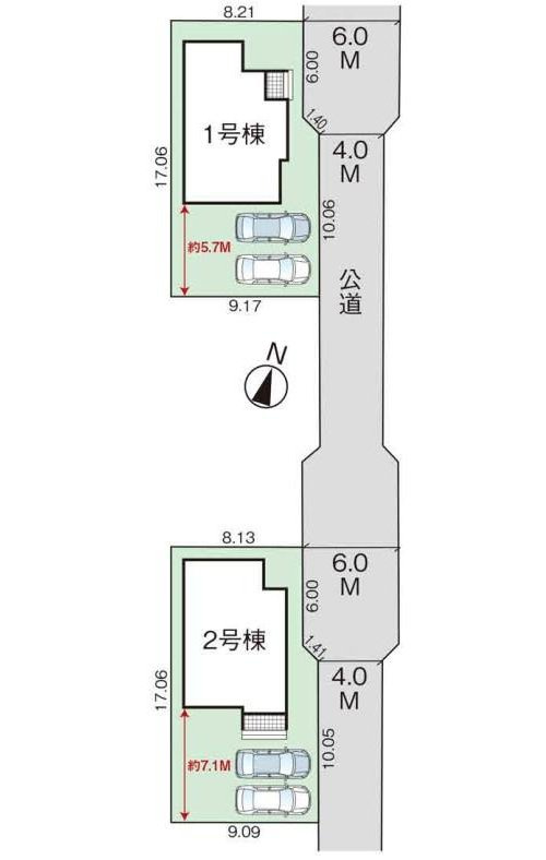 グラファーレ　倉敷市上東 (第2)【仲介手数料無料】の区画図